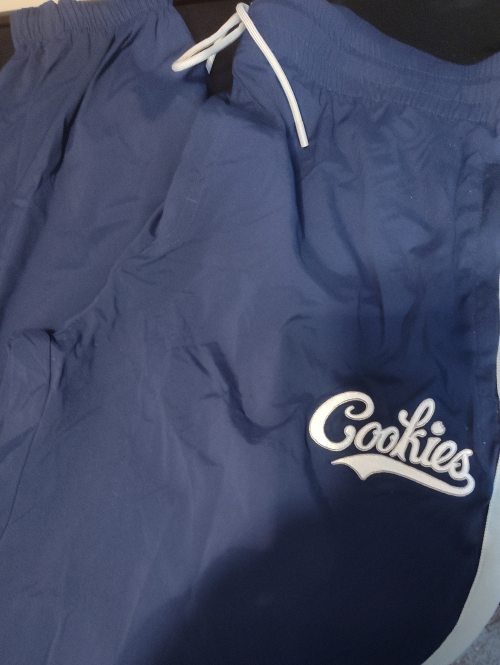 Cookies Mens Navy Blue Track Pants with Drawstring 3X